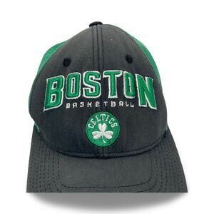Adidas Boston Celtics NBA Hat Cap Basketball Brotherhood Green Black One Size OS
